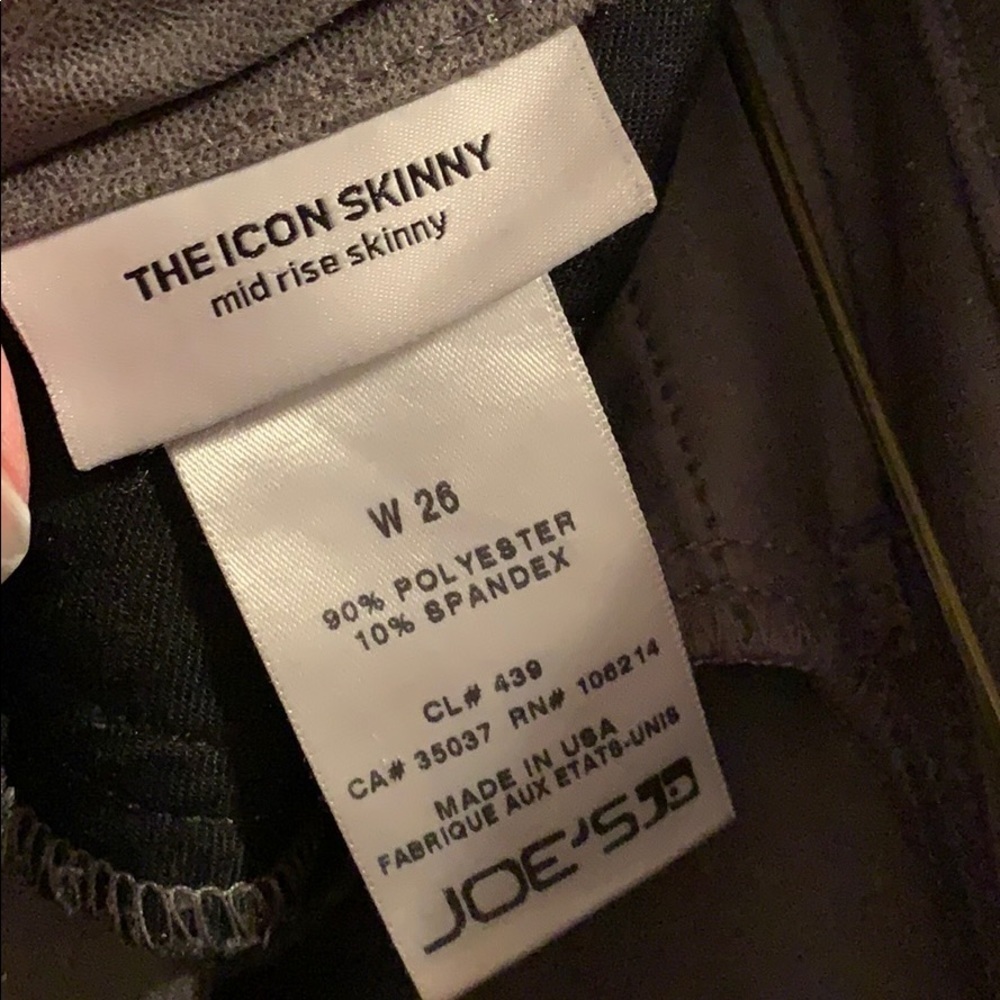 Joe’s Brand Gray Super Soft Skinny Jeans 26waist - Picture 13 of 15